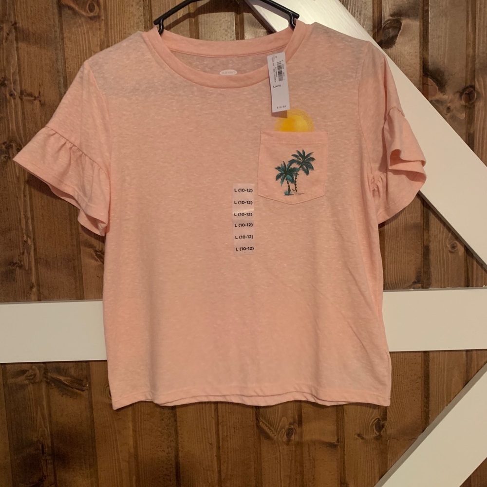 Old navy pocket palm tree design NWT